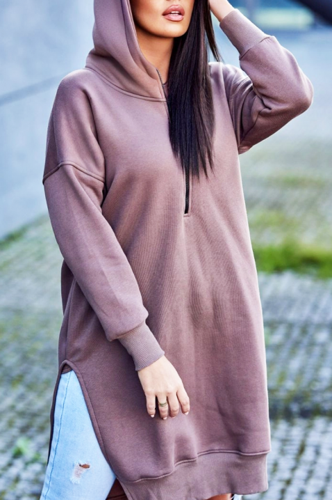 Суичър MELPERFA MOCHA, Цвят: мока, IVET.BG - Твоят онлайн бутик.