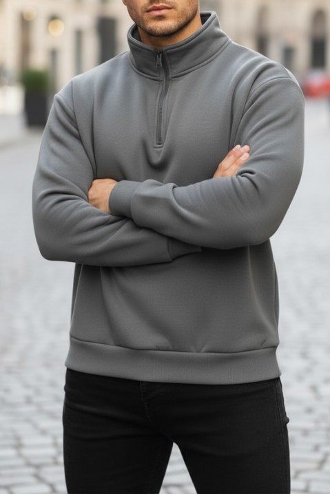 Мъжки суичър RETERDO GREY, Цвят: сив, IVET.BG - Твоят онлайн бутик.