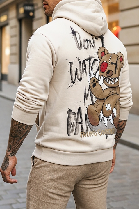 Мъжки суичър REBERGO BEIGE, Цвят: беж, IVET.BG - Твоят онлайн бутик.