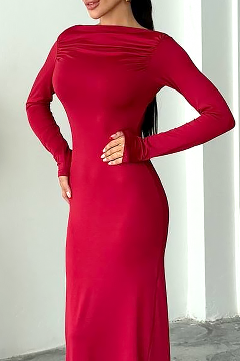 Рокля KLALINA RED, Цвят: червен, IVET.BG - Твоят онлайн бутик.
