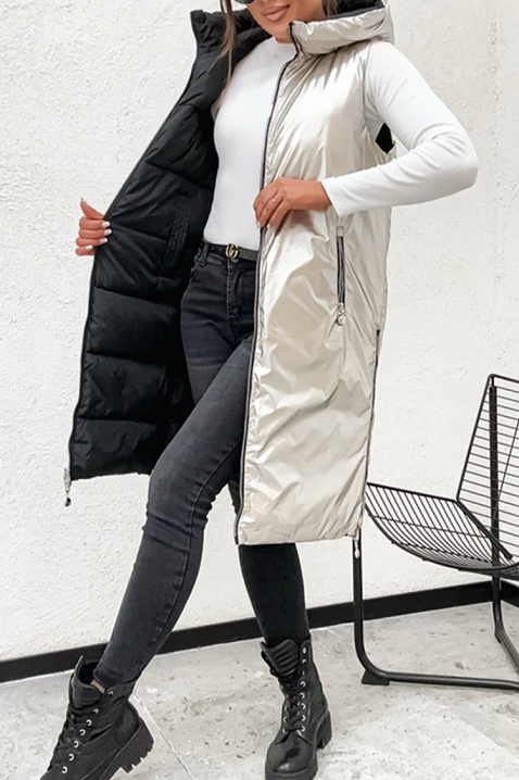 Двулицев елек KALMORDA - Елеци | Ivet.BG Двулицев елек KALMORDA, Цвят: черен, IVET.BG - Твоят онлайн бутик.