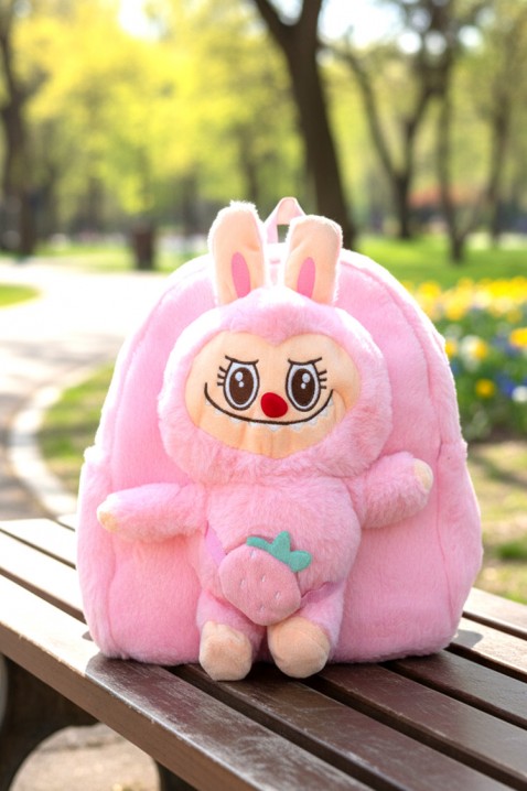 Детска раница LABUBU BERRY PINK, Цвят: розов, IVET.BG - Твоят онлайн бутик.