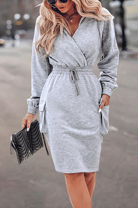 Рокля ZIORNELA GREY, Цвят: сив, IVET.BG - Твоят онлайн бутик.