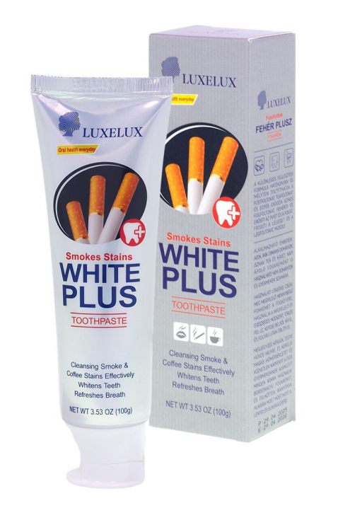 Избелваща паста LUXELUX White PlusIVET.BG - Твоят онлайн бутик.