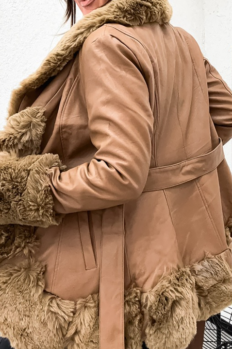 Яке JELFONDA CAMEL, Цвят: светлокафяв, IVET.BG - Твоят онлайн бутик.