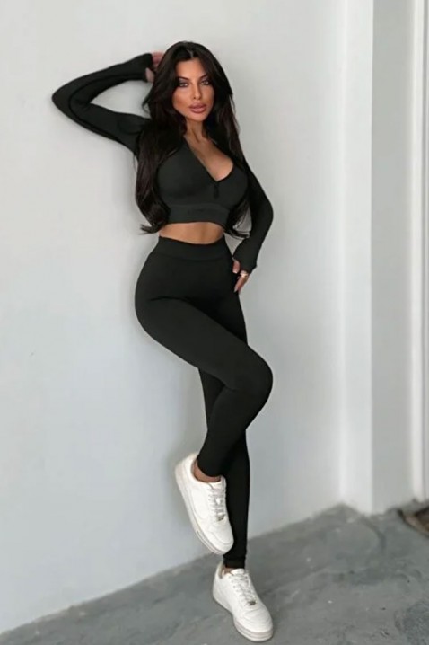 Спортен комплект SPORTIZA BLACK, Цвят: черен, IVET.BG - Твоят онлайн бутик.
