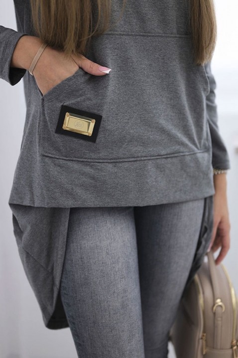 Суичър BRELMONDA GREY, Цвят: сив, IVET.BG - Твоят онлайн бутик.
