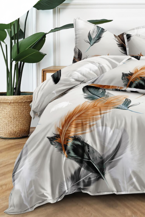 Спален комплект MNOFELA 140x200 cm памук - 4 части, Цвят: многоцветен, IVET.BG - Твоят онлайн бутик.