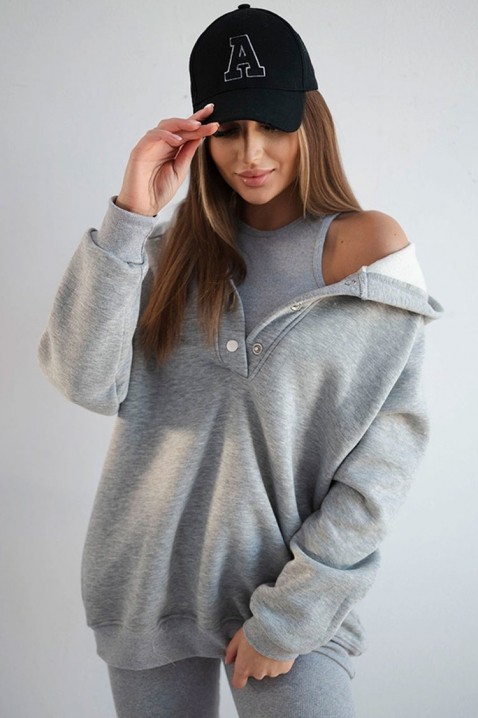 Комплект BRIMORLA GREY, Цвят: сив, IVET.BG - Твоят онлайн бутик.