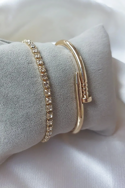 Комплект гривни MERDONA, Цвят: златен, IVET.BG - Твоят онлайн бутик.