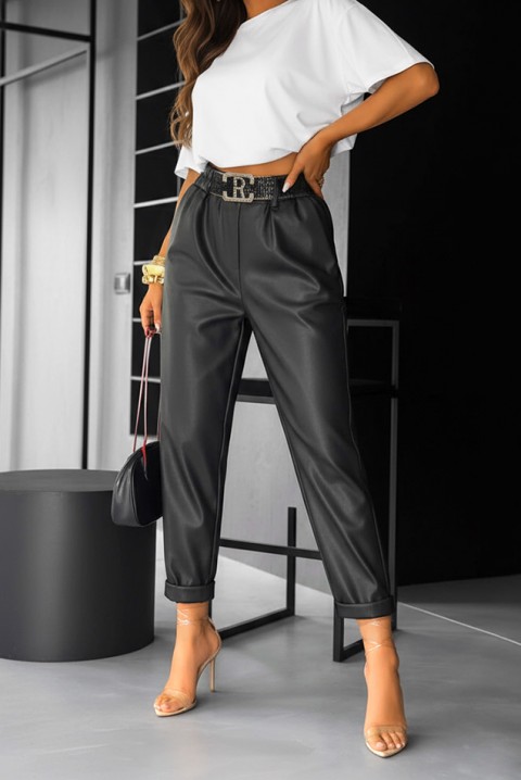 Панталон BELFORNA BLACK, Цвят: черен, IVET.BG - Твоят онлайн бутик.