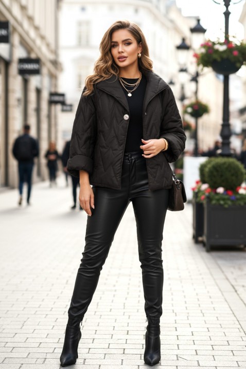 Яке DENVONA BLACK, Цвят: черен, IVET.BG - Твоят онлайн бутик.