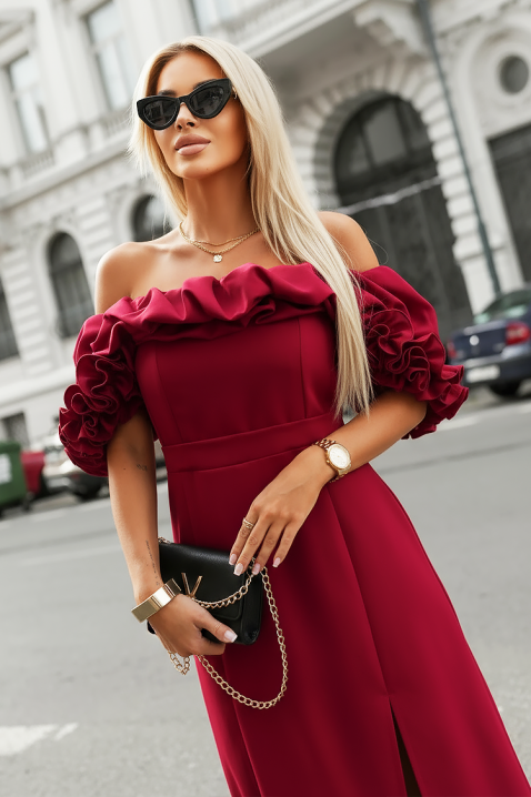 Рокля ZERLONDA RED, Цвят: червен, IVET.BG - Твоят онлайн бутик.