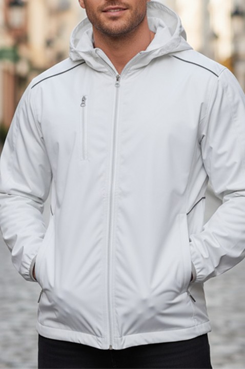 Мъжко яке KETOLDO WHITE, Цвят: бял, IVET.BG - Твоят онлайн бутик.