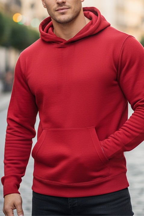 Мъжки суичър MAFERTO RED, Цвят: червен, IVET.BG - Твоят онлайн бутик.