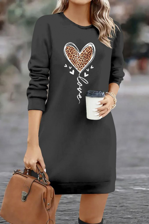 Туника DORZELINA GREY, Цвят: сив, IVET.BG - Твоят онлайн бутик.