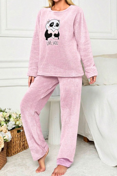 Пижама AGAVINA PINK, Цвят: розов, IVET.BG - Твоят онлайн бутик.