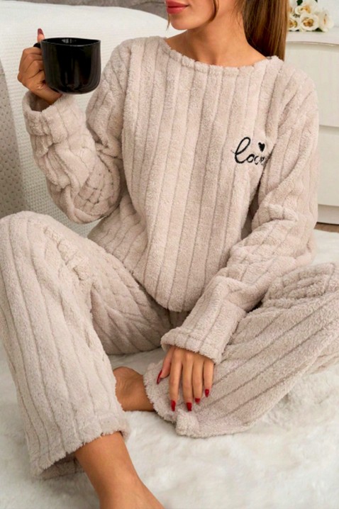 Пижама AMBOLESA BEIGE, Цвят: беж, IVET.BG - Твоят онлайн бутик.