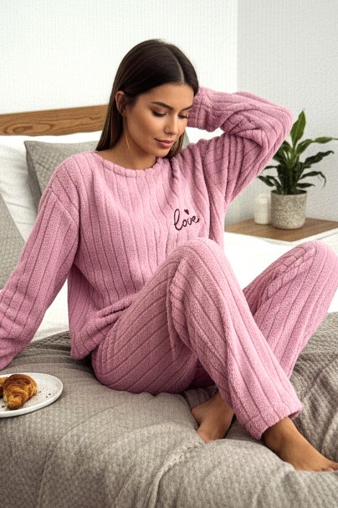 Пижама AMBOLESA PINK, Цвят: розов, IVET.BG - Твоят онлайн бутик.