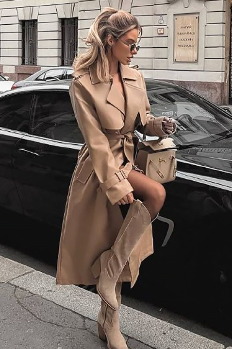 Тренчкот FENZOLDA BEIGE, Цвят: беж, IVET.BG - Твоят онлайн бутик.