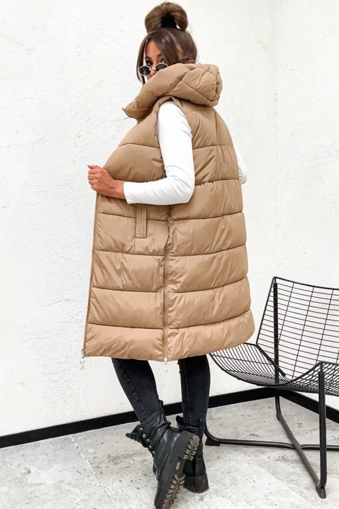 Двулицев елек KEMORFA BEIGE - Елеци | Ivet.BG Двулицев елек KEMORFA BEIGE, Цвят: беж, IVET.BG - Твоят онлайн бутик.