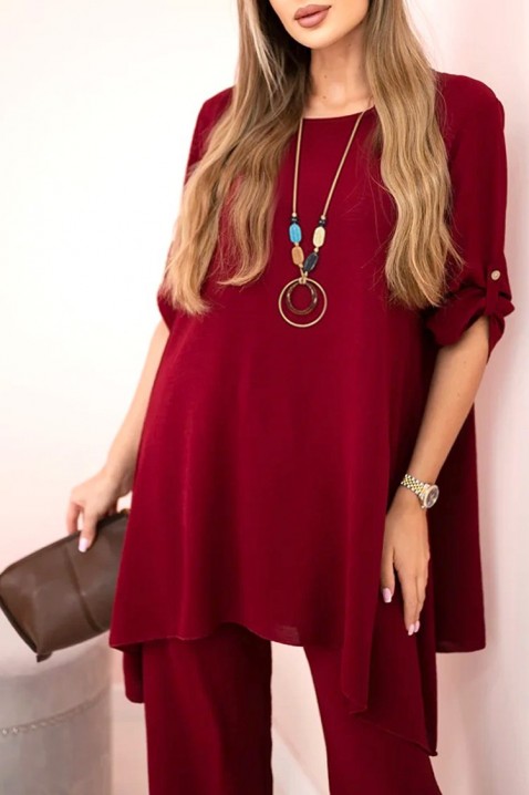 Комплект KLOBERGA BORDO - Ежедневни комплекти | Ivet.BG Комплект KLOBERGA BORDO, Цвят: бордо, IVET.BG - Твоят онлайн бутик.