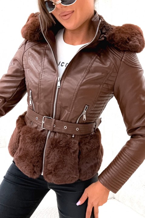Яке AMARTINDA BROWN, Цвят: кафяв, IVET.BG - Твоят онлайн бутик.