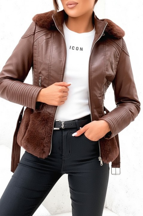 Яке AMARTINDA BROWN, Цвят: кафяв, IVET.BG - Твоят онлайн бутик.