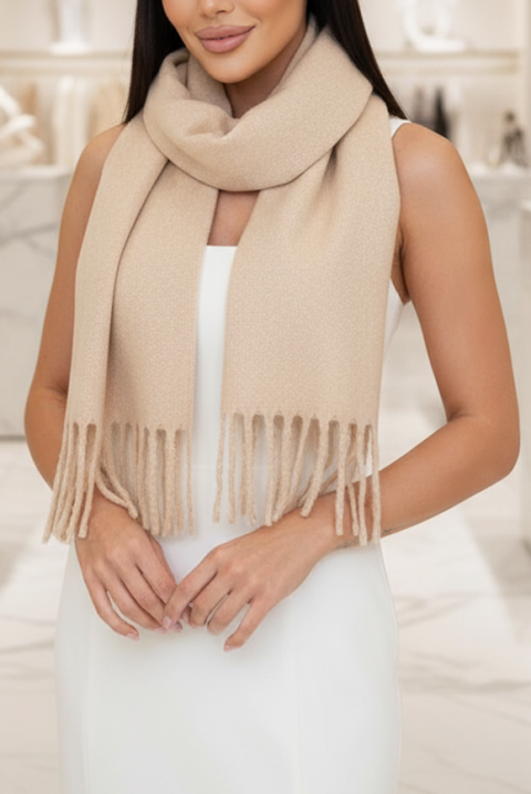 Шал YORLINZA BEIGE, Цвят: беж, IVET.BG - Твоят онлайн бутик.