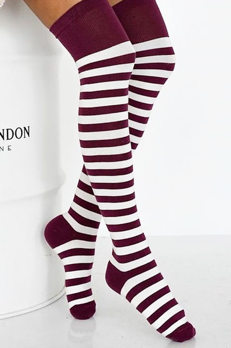 Чорапи FRINALDA BORDO - Чорапи | Ivet.BG Чорапи FRINALDA BORDO, Цвят: бордо, IVET.BG - Твоят онлайн бутик.