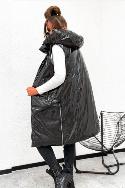 Двулицев елек KEMORFA BLACK - Елеци | Ivet.BG Двулицев елек KEMORFA BLACK, Цвят: черен, IVET.BG - Твоят онлайн бутик.