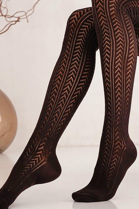 Чорапи MEGNOLFA BROWN, Цвят: кафяв, IVET.BG - Твоят онлайн бутик.