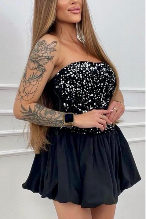 Рокля BRILIANA BLACK, Цвят: черен, IVET.BG - Твоят онлайн бутик.