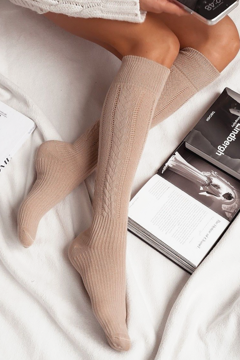 Чорапи PRONELMA BEIGE, Цвят: беж, IVET.BG - Твоят онлайн бутик.