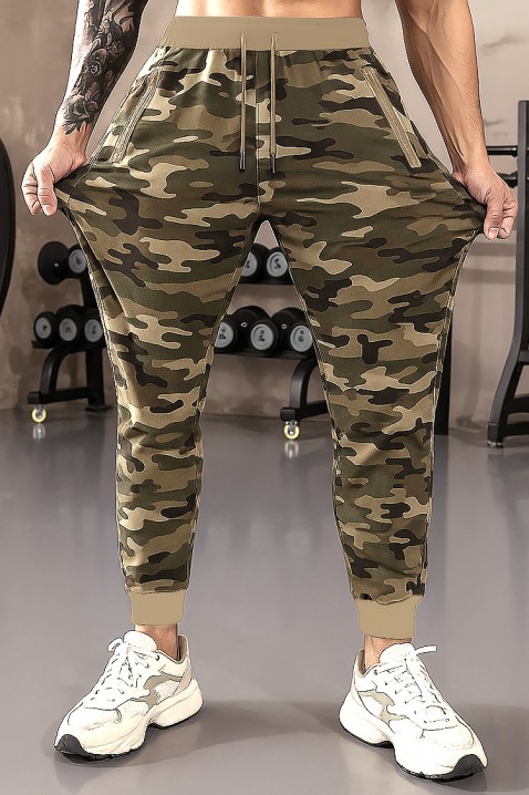 Мъжки панталон KETEZO, Цвят: каки, IVET.BG - Твоят онлайн бутик.