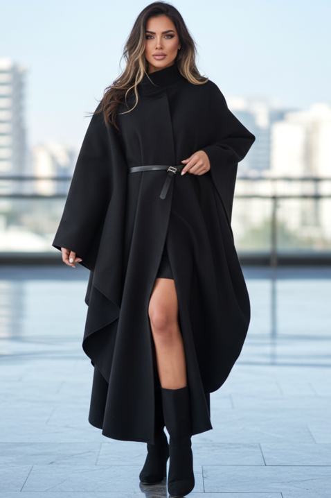 Палто SELEDAYA BLACK, Цвят: черен, IVET.BG - Твоят онлайн бутик.