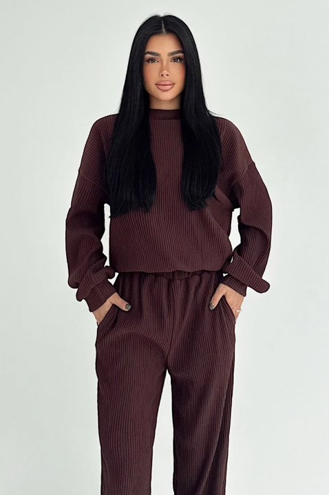 Комплект BRANILZA BROWN, Цвят: кафяв, IVET.BG - Твоят онлайн бутик.