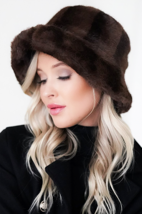 Шапка ALOROMA BROWN, Цвят: кафяв, IVET.BG - Твоят онлайн бутик.
