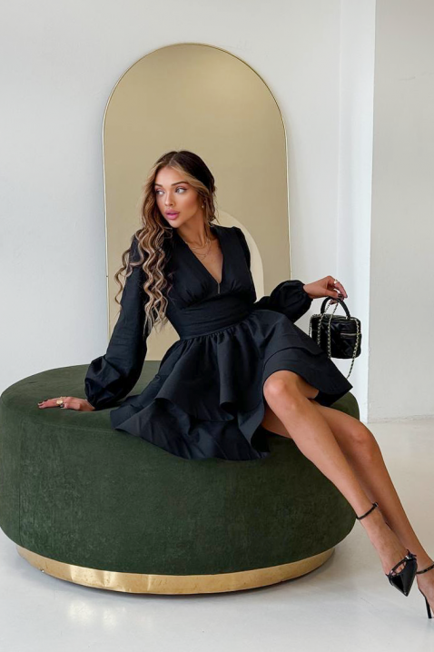 Рокля DONALZA BLACK, Цвят: черен, IVET.BG - Твоят онлайн бутик.