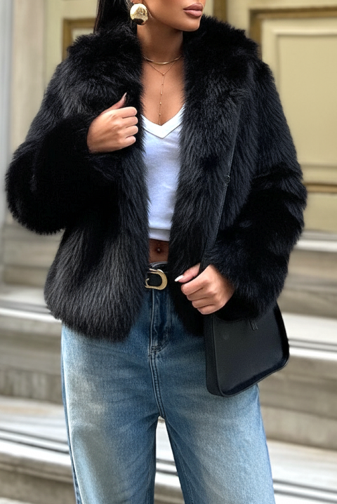 Палто COATINA BLACK, Цвят: черен, IVET.BG - Твоят онлайн бутик.