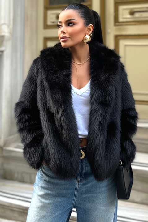 Палто COATINA BLACK, Цвят: черен, IVET.BG - Твоят онлайн бутик.