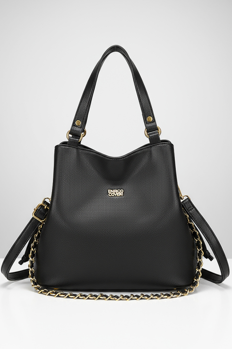 Дамска чанта BELOARA BLACK, Цвят: черен, IVET.BG - Твоят онлайн бутик.