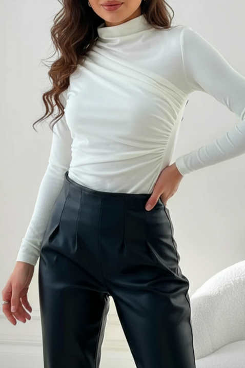 Дамска блуза LENDILA WHITE, Цвят: бял, IVET.BG - Твоят онлайн бутик.