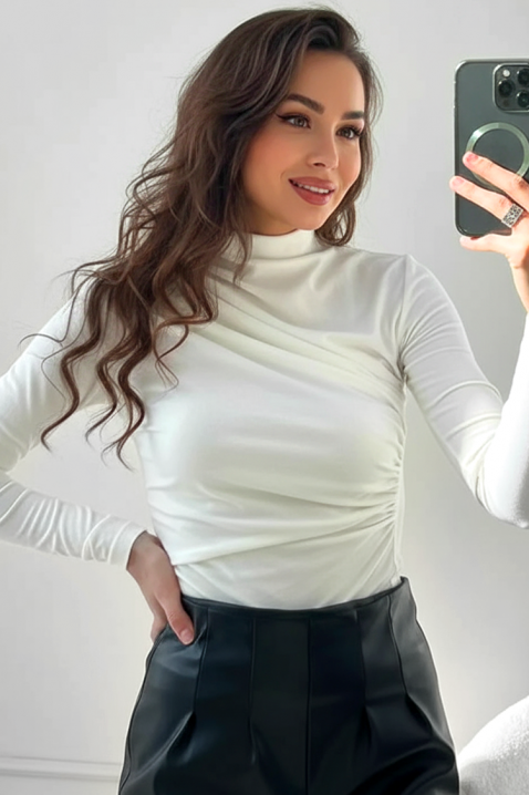 Дамска блуза LENDILA WHITE, Цвят: бял, IVET.BG - Твоят онлайн бутик.