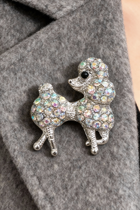 Брошка DOLORSA SILVER, Цвят: сребърен, IVET.BG - Твоят онлайн бутик.