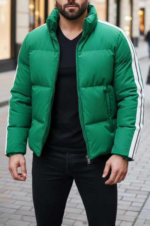 Мъжко яке OLFONSO GREEN, Цвят: зелен, IVET.BG - Твоят онлайн бутик.