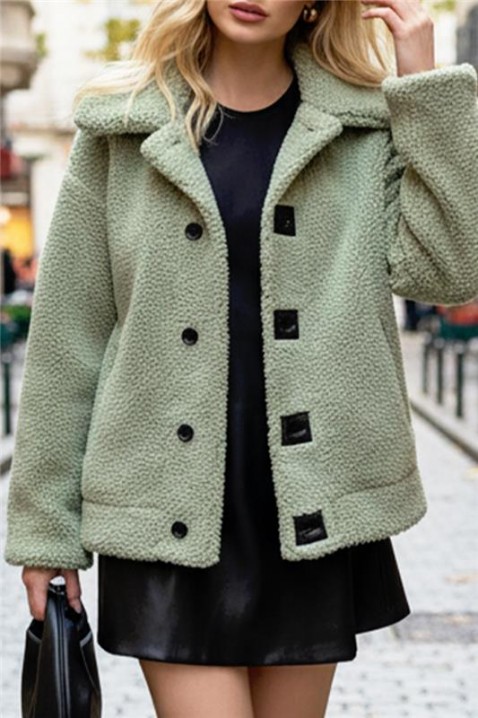 Яке MLINZENA KHAKI, Цвят: каки, IVET.BG - Твоят онлайн бутик.