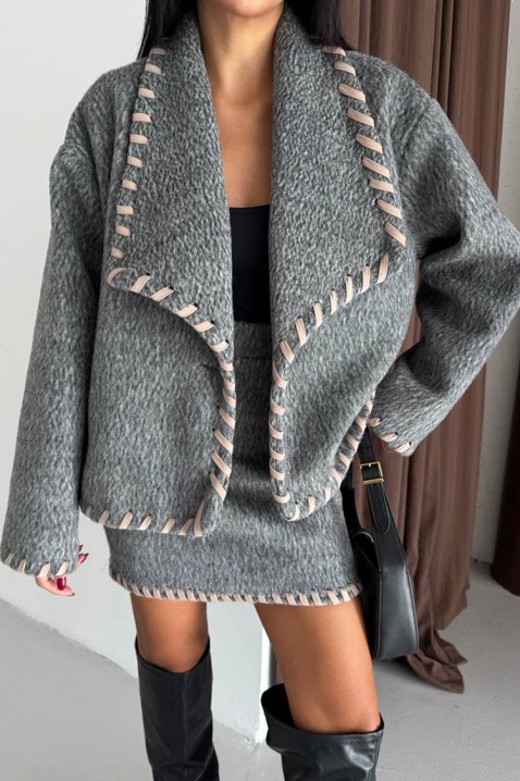 Комплект ADELVIRA GREY, Цвят: сив, IVET.BG - Твоят онлайн бутик.