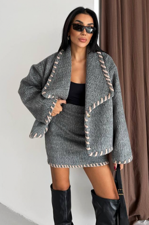 Комплект ADELVIRA GREY, Цвят: сив, IVET.BG - Твоят онлайн бутик.