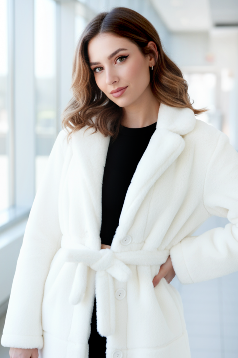 Палто DOLEZIMA WHITE, Цвят: бял, IVET.BG - Твоят онлайн бутик.